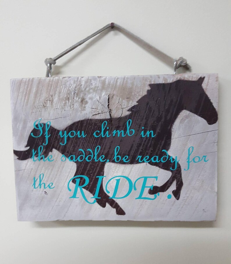 Rustic Horse Sign Barn Wood Sign Horse Quote Horse Lovers Etsy