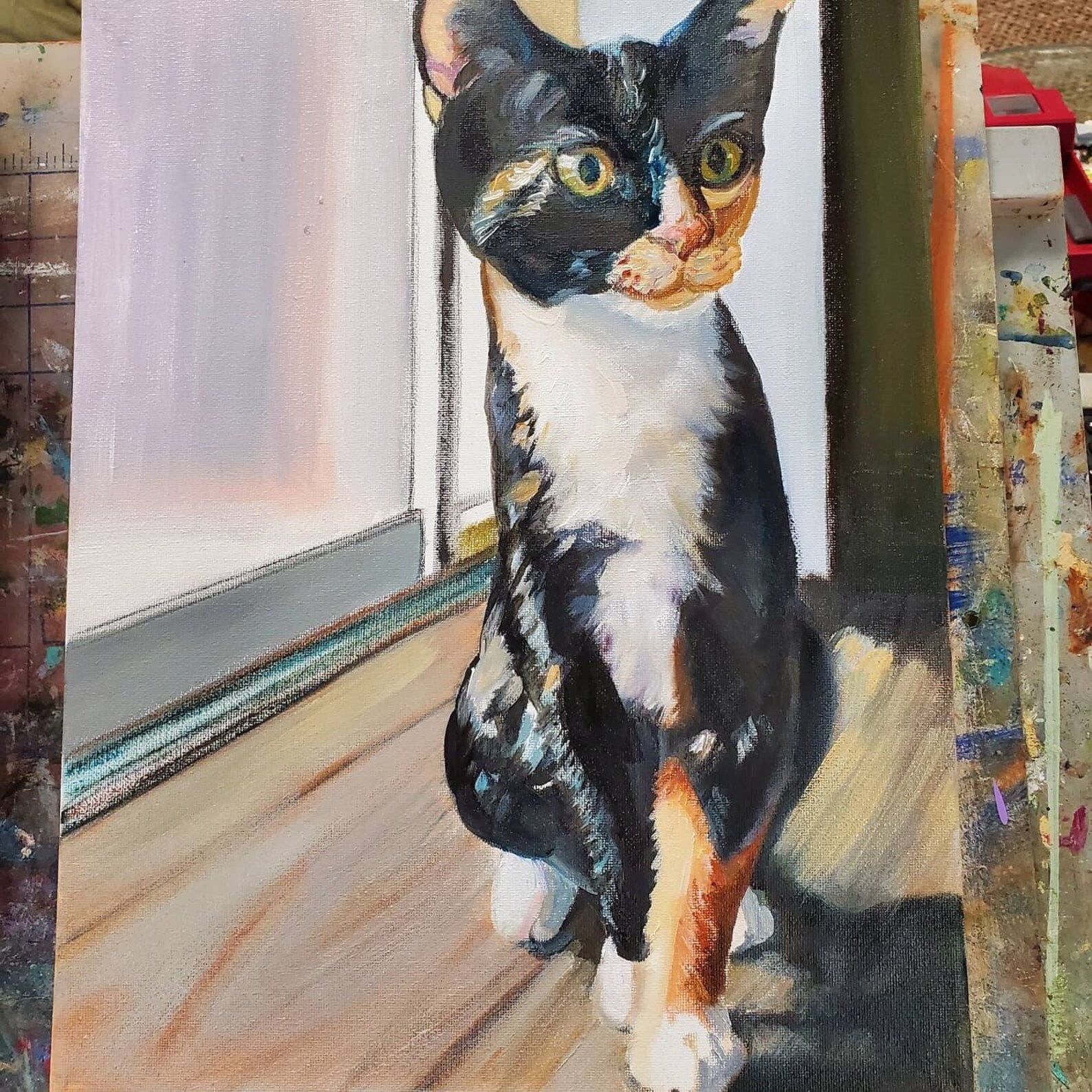 Pet Portrait Painting of Your Pet Pet Painter Dog Artist Etsy