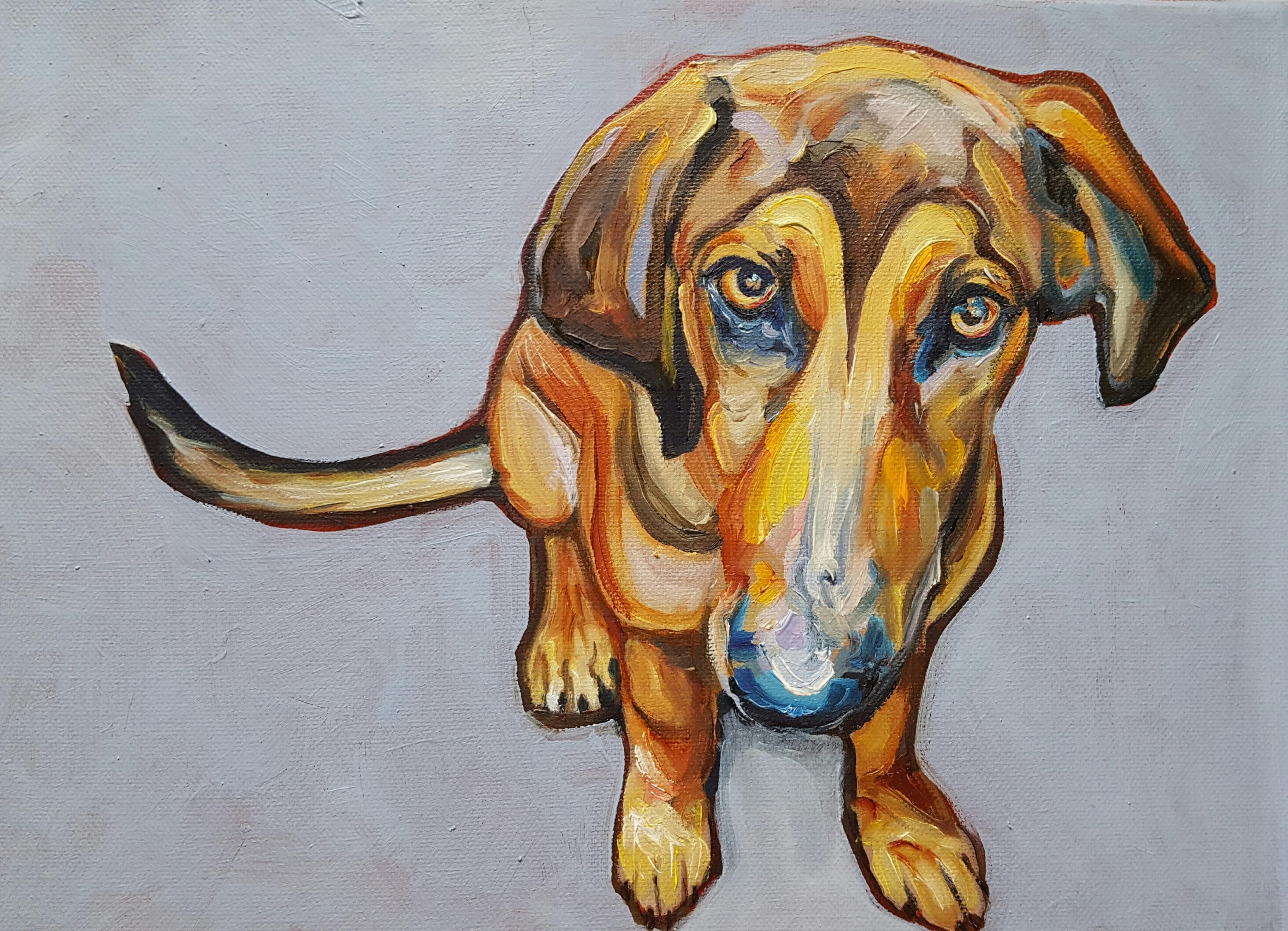 Custom Pet Portrait/pet Painting/pet Portrait Artist/ Pet Loss Etsy