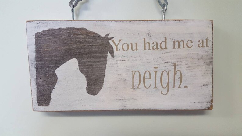 Barn Art Rustic Wood Horse Sign Vintage Barn Wood Sign Etsy
