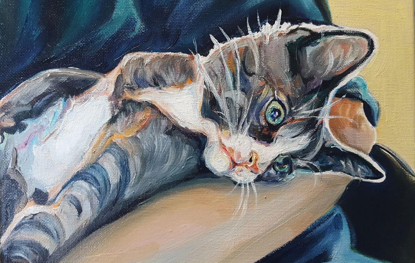 Custom Pet Portrait Oil Painting of Your Pet Custom Horse Etsy