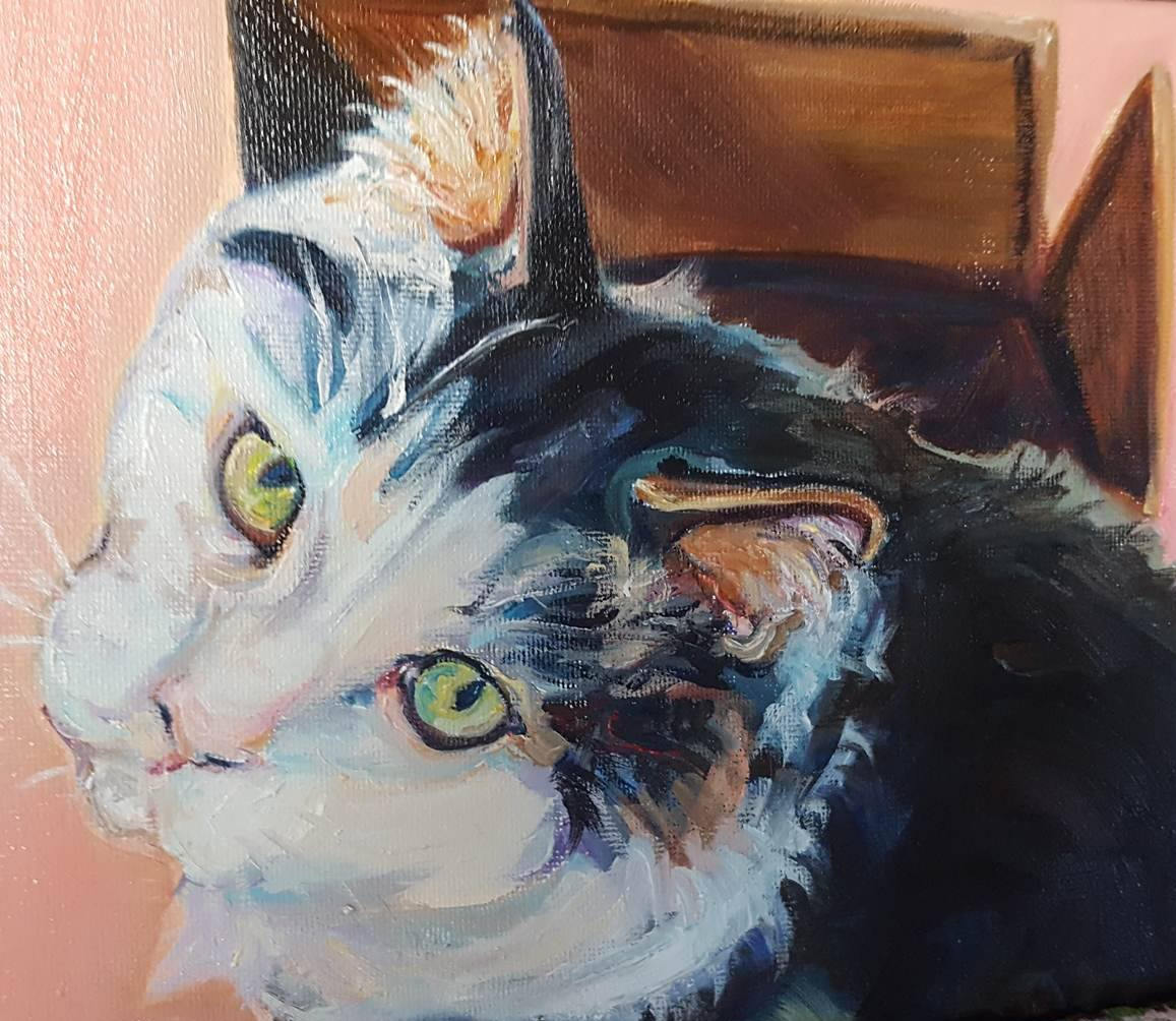 Custom Pet Portrait/pet Painting/pet Portrait Artist/ Pet Loss Etsy