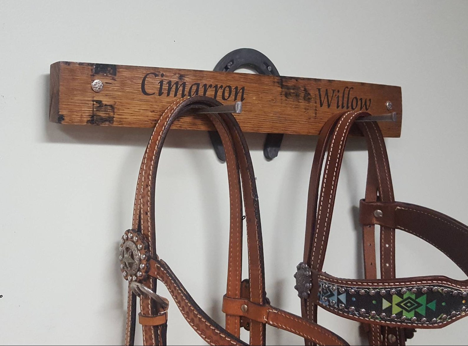 Rustic Bridle Hanger/ Custom Horse Tack/ Personalized Tack Etsy