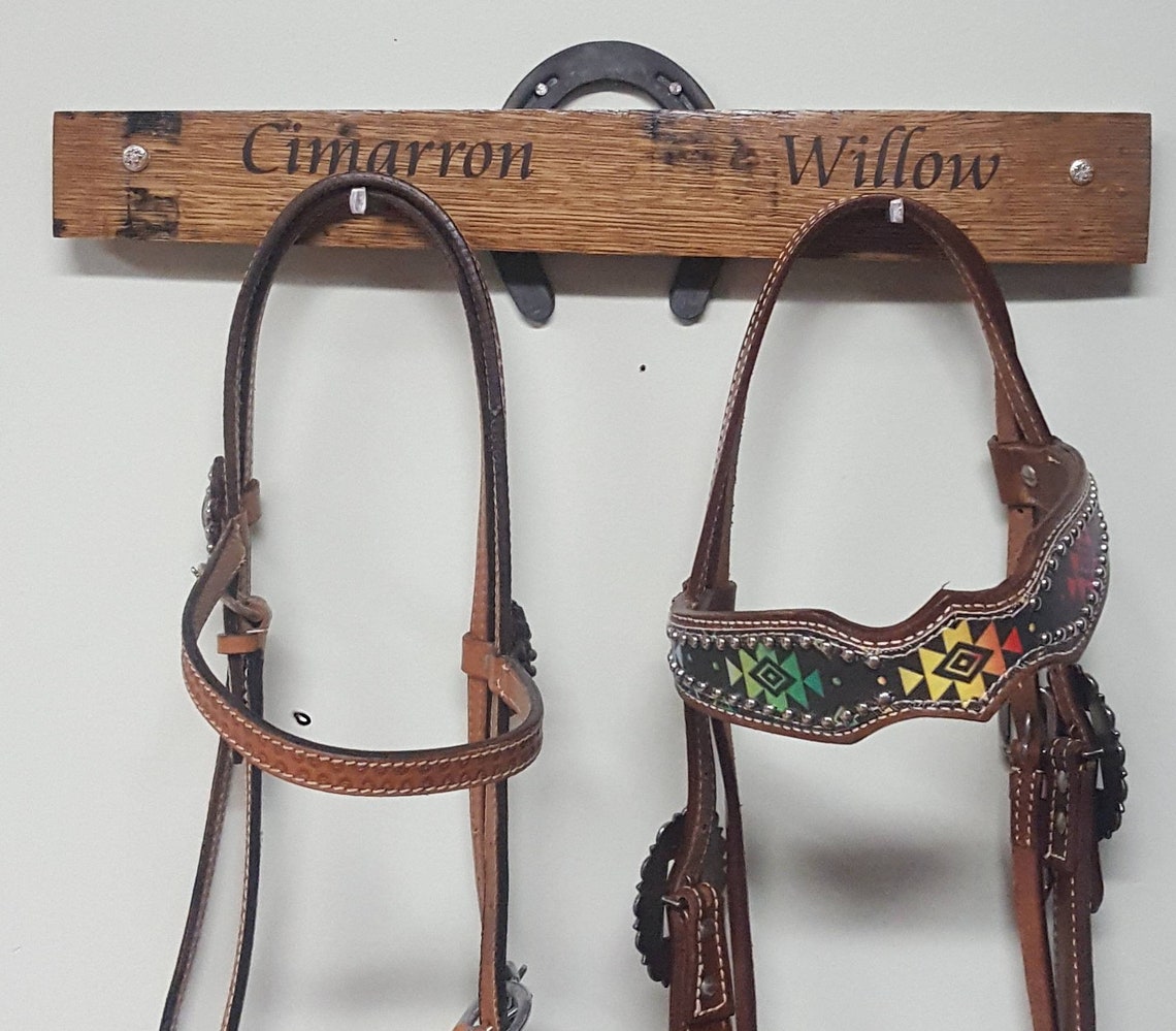 Rustic Bridle Hanger/ Custom Horse Tack/ Personalized Tack Etsy