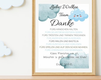Farewell gift for daycare center | teacher | childminder | kindergarten | child care worker | thank you gift |