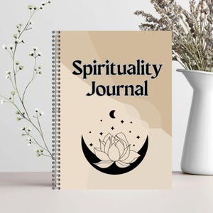Digital Spiritual Journal ,Guided Mindfulness & Gratitude Workbook, Printable Planner for Self-Reflection and Personal Growth