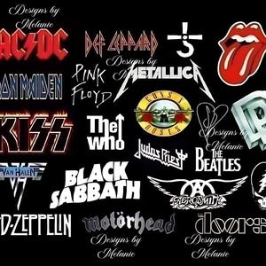 3 PNG files Rock and Roll tumbler sublimation images  indoor/outdoor decor. Sublimation Image