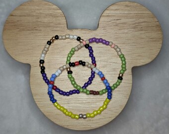 Snow White - Disney Character Inspired Beaded Bracelets - Custom