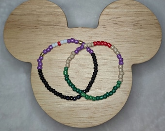 The Little Mermaid - Disney Character Inspired Beaded Bracelets - Custom