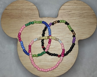 Sleeping Beauty - Disney Character Inspired Beaded Bracelets - Custom