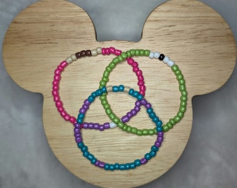 Monsters Inc. - Disney Character Inspired Beaded Bracelets - Custom