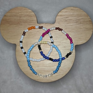 Frozen - Disney Character Inspired Beaded Bracelets - Custom