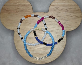 Frozen - Disney Character Inspired Beaded Bracelets - Custom