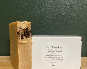 Natural Coffee Almond Bar Soap