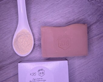 Natural Goat Milk Soap with Raw Silk • Sugared Fig, Balsam, Amber, Driftwood