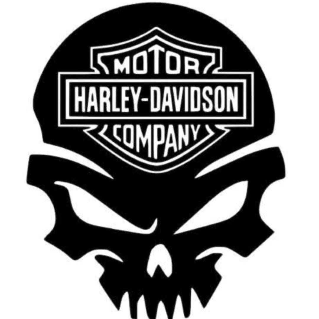 Harley Davidson, Biker, Car Decal