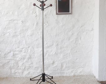 Mid-century modern atomic style freestanding coat rack · Vintage French design from the 1950s