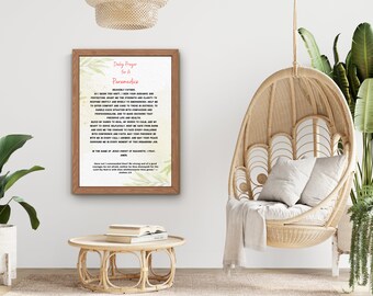 ORACIÓN IMPRIMIBLE PARA PARAMÉDICOS Arte mural bíblico / Arte mural de oración inspiradora / Arte mural de oración para paramédicos Escritura / Arte mural descargable