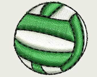 Volleyball embroidery logo for monograms applique digital file