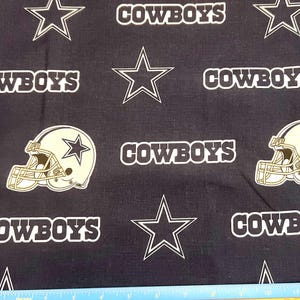 NFL Dallas Cowboy licensed 100% cotton fabric 58&quot; wide