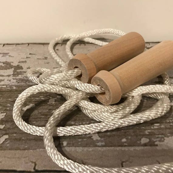 childrens wooden skipping ropes