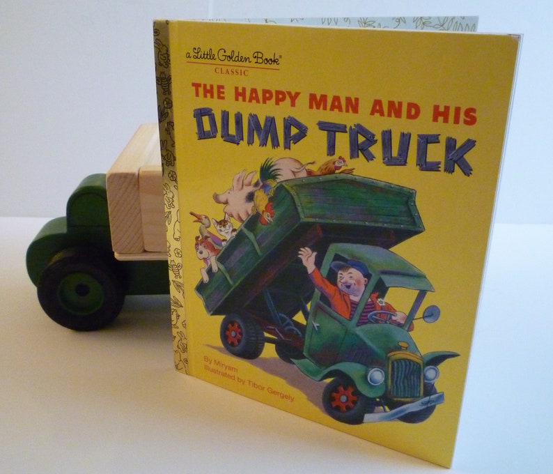 green dump truck toy