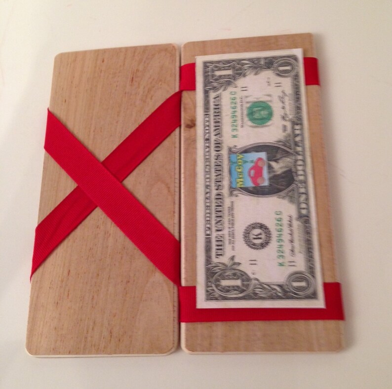 Toy Magic Wallet Handcrafted Wooden Toy Magic Wallet Etsy