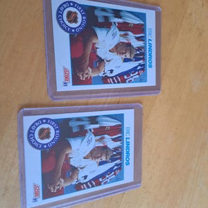 Eric Lindros a marqué 91 cartons (choix de première ronde au repêchage) en parfait état. #329 (2 EN STOCK)