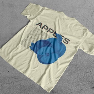 Vintage Apples Graphic T-Shirt: Retro Fruit Design