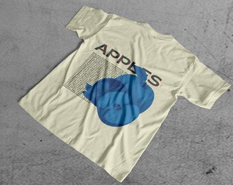 Vintage Apples Graphic T-Shirt: Retro Fruit Design