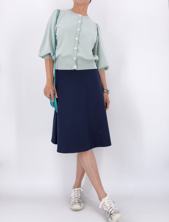 Cotton Knee Length Skirt 