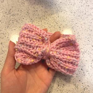 Crochet Baby Bow Headband