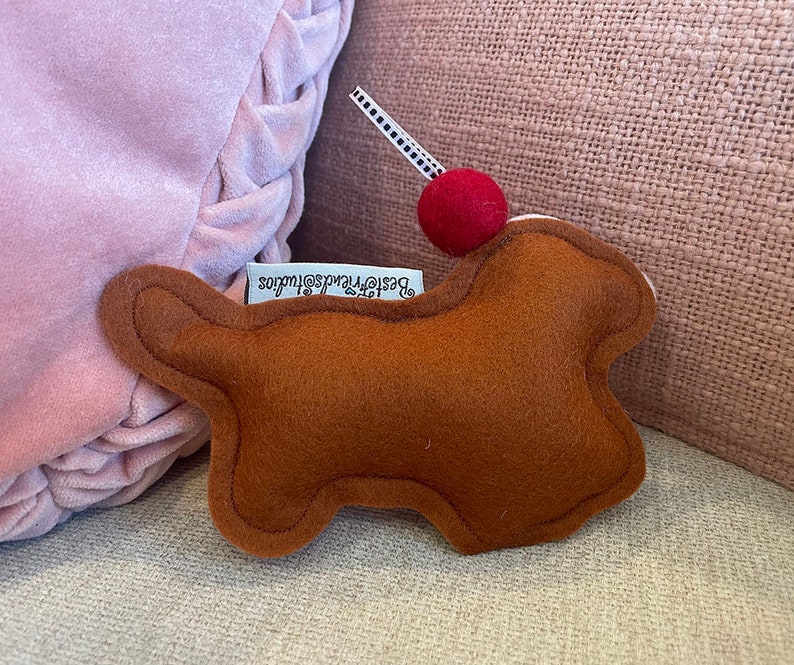 Dachshund Valentine's Day Ornament, Dachshund Christmas Ornament, Doxie