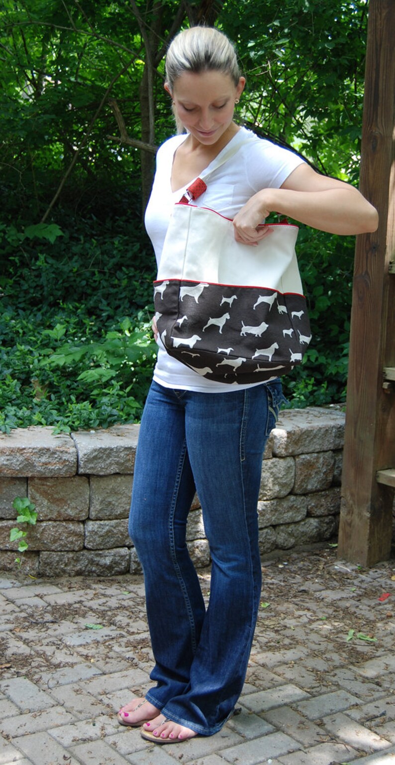 Basset Hound and Boxer Purse with Multiple Pockets image 4