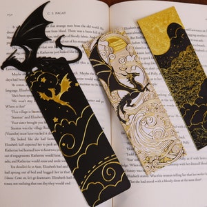 Dragon and Fantasy Bookmarks (Set of Three) 3D printed - Fourth Wing fans