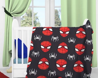 Spider-man Blanket, Super Heroes Blanket, Baby Hero Blanket, Soft Baby Blanket, Baby Gift, Fireplace Blanket, Christmas Gift, Spiderman