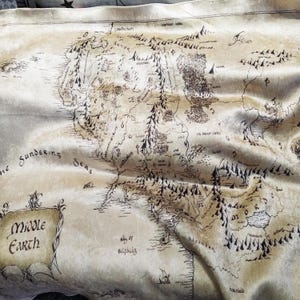 Couverture pour bébé, couverture cadeau personnalisée, couverture de carte de la terre, couverture douce pour bébé, cadeau pour bébé, couverture de Noël, couverture pour animal de compagnie, couverture de carte, LOTR