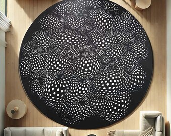 Vortex Rug, Gothic Spiral Round Rug, Snail shell Circular Carpet, Fun Kids Room Rug, Playroom 3D Area Mat, Modern Pop Art Home Decor Gift