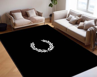 Custom Area Rug, Personalized Logo Rug, Custom Design Carpet, Your Image or Text, Home & Office Decor, Washable Floor Mat, Large Nursery Rug