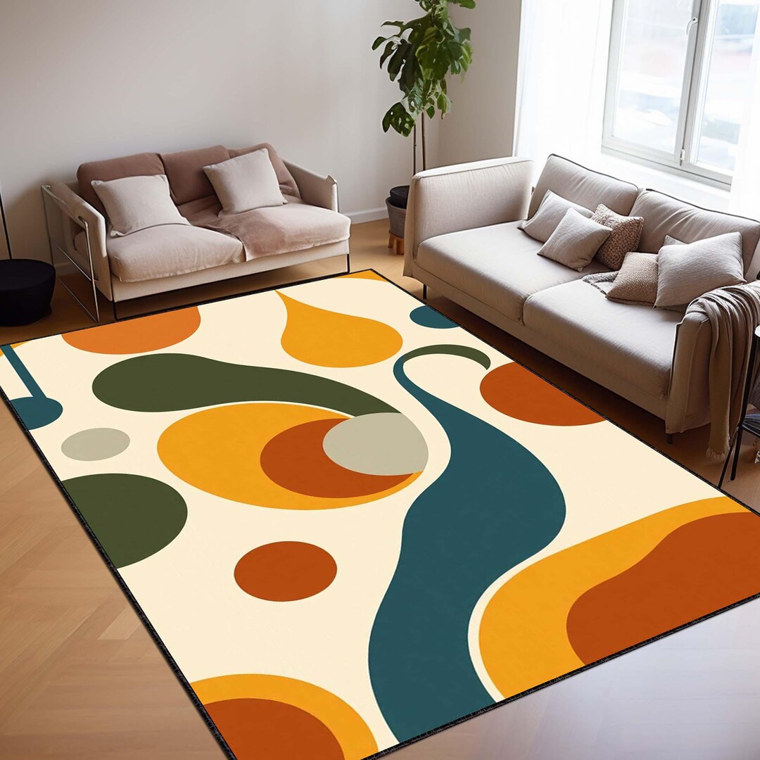 Minimalist Rug Pattern Geometric Minimalist Art Deco Rug, Modern Line Pattern Area Carpet ...