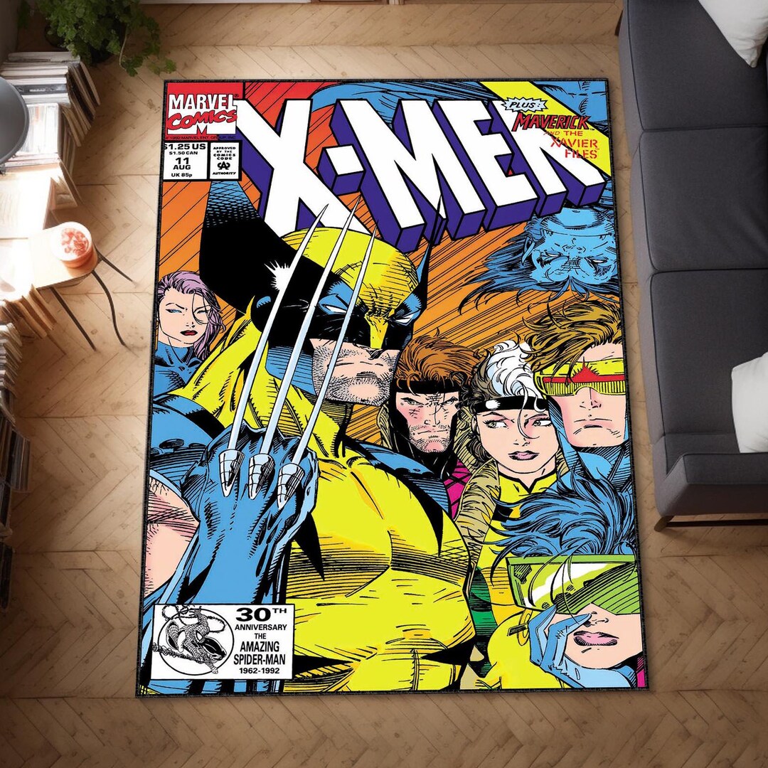 X-men Legend Rug, Comic Cartoon Books Cover, Books First Number ...