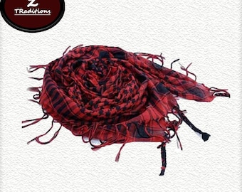 Rose Gold Palestine Keffiyeh | Solidarity Scarf | Authentic Palestinian Keffiyeh | Military Fashion | Gift For him | Head & neck wrap | Gift