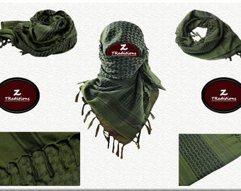 100% Pure Cotton Palestinian Scarf Keffiyeh With 2 Side Tassels | Palestine Keffiyeh Shemagh Scarf | Ramadan | Gift for Him | Gift for Her |