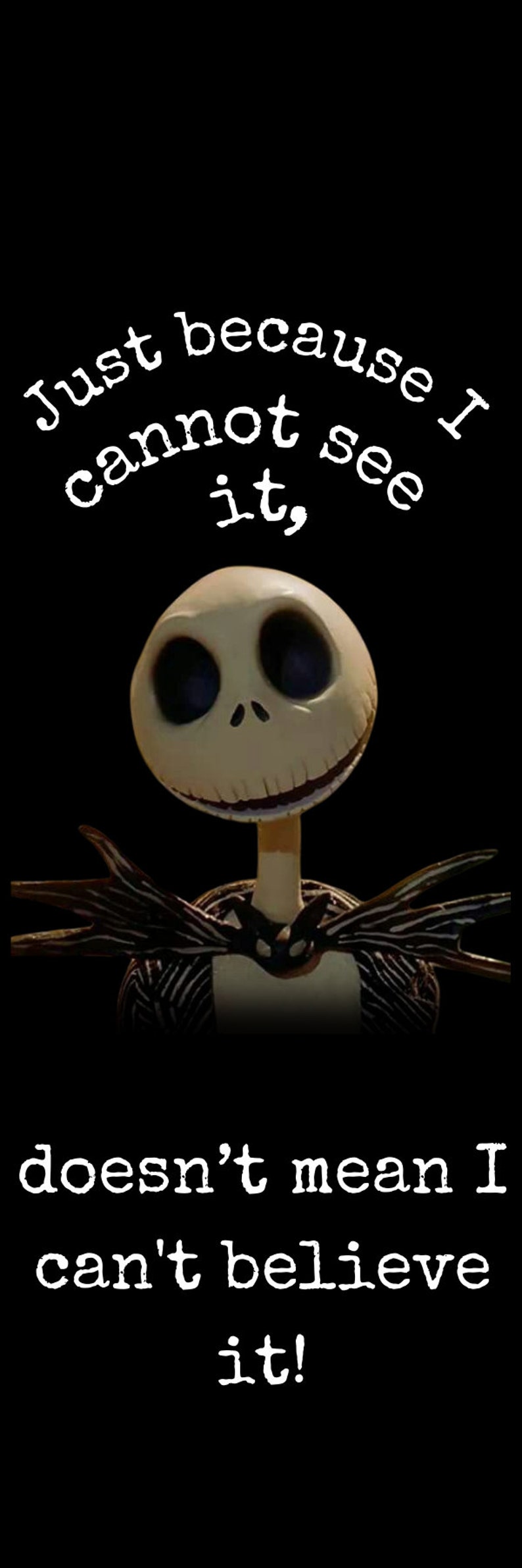 TNBC Jack Skellington Halloween Spooky Bookish Reader Bookmarks - Etsy UK