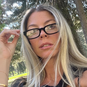 Black Velvet Rimmed Reading Glasses: Rectangular Readers for Women