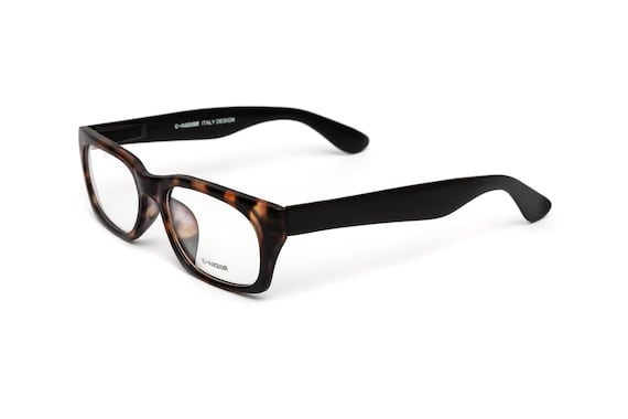 Tortoiseshell Reading Glasses: Rectangular Matte … - image 1