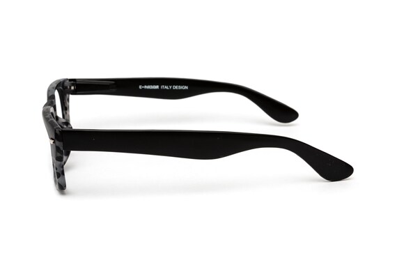 Matte Black Tortoiseshell Rectangular Reading Gla… - image 3