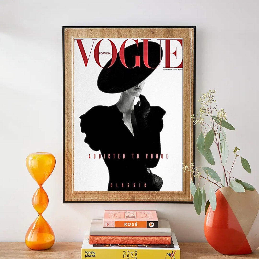 A4 Size Poster Black and White Poster Fashion Magazine Poster Vintage — free download