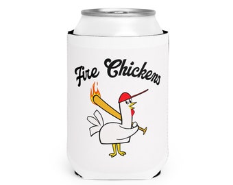 Fire Chickens | Can Cooler Sleeve