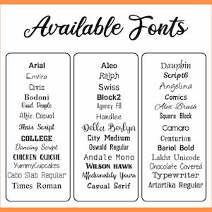 K&ouml;nnte beinhalten: Eine Liste von verf&uuml;gbaren Schriftarten f&uuml;r die Verwendung in einem Designprojekt. Die Schriftarten sind in drei Spalten angeordnet, wobei jede Spalte einen anderen Schriftstil enth&auml;lt. Die Schriftarten sind alle in schwarzem Text auf wei&szlig;em Hintergrund.